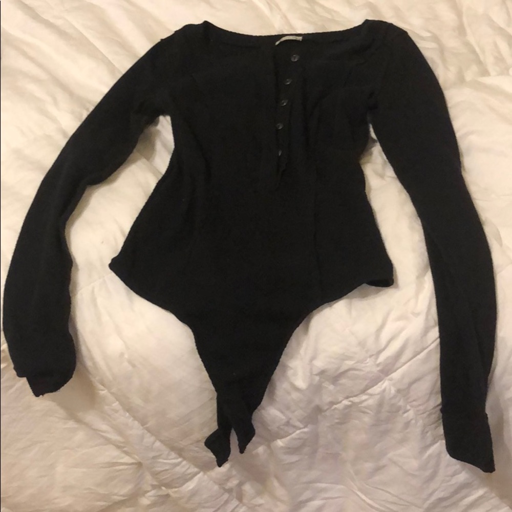 Thermal button up bodysuit